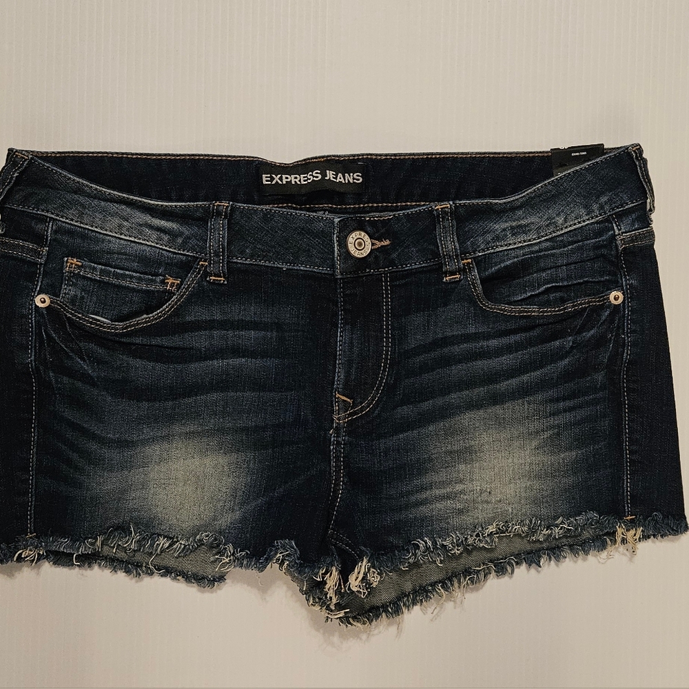 NWT Express Women's Cut-Off Denim Shorts